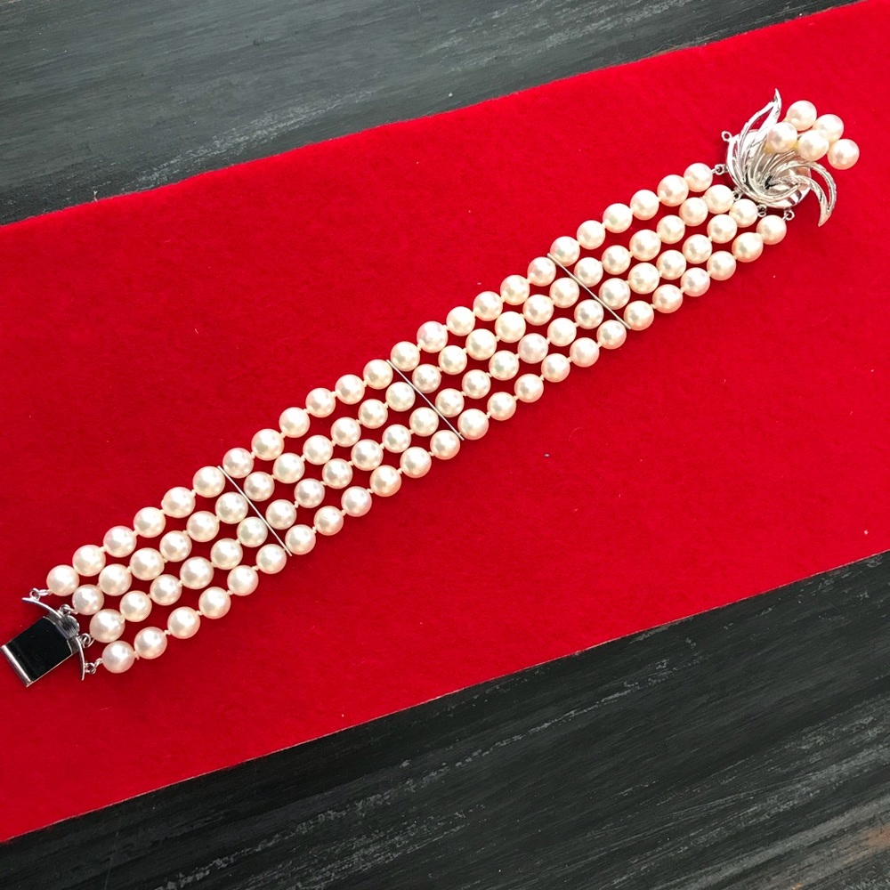 Vintage Cultured Pearl Bracelet